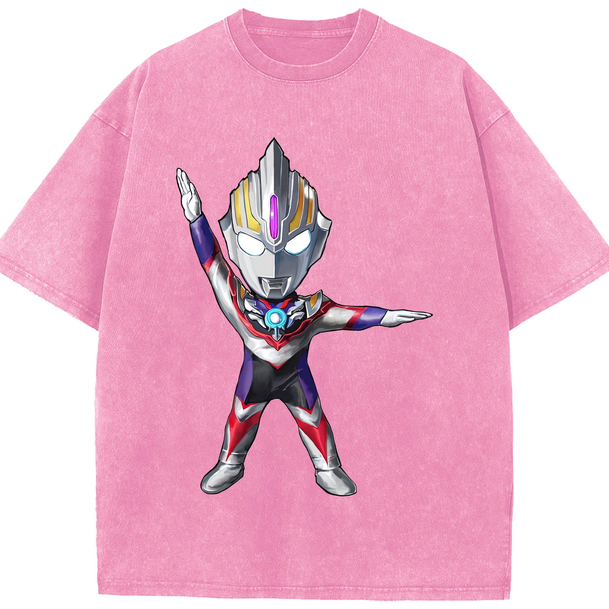 （画像用） ウルトラマン Ultraman 綿100% ヴィンテージ風 半袖Tシャツ（フロントプリント）